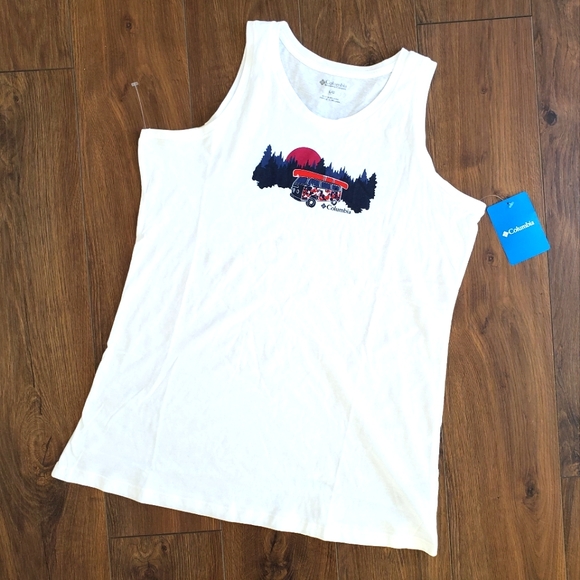 Columbia Bluff Mesa VW Van Soft Tank, sz L NWT - Picture 6 of 7